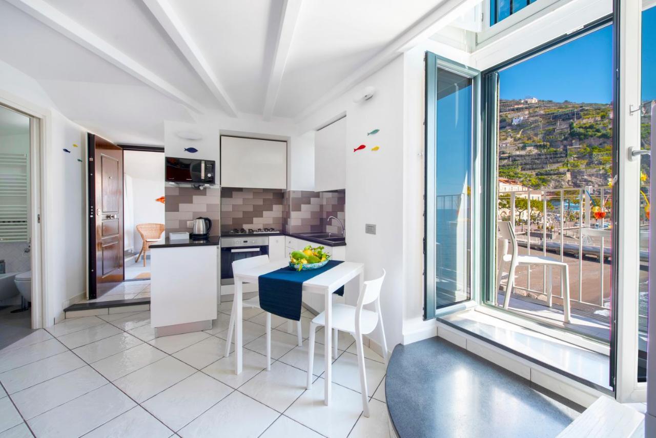 Apartament Il Nido Del Gabbiano Minori Zewnętrze zdjęcie
