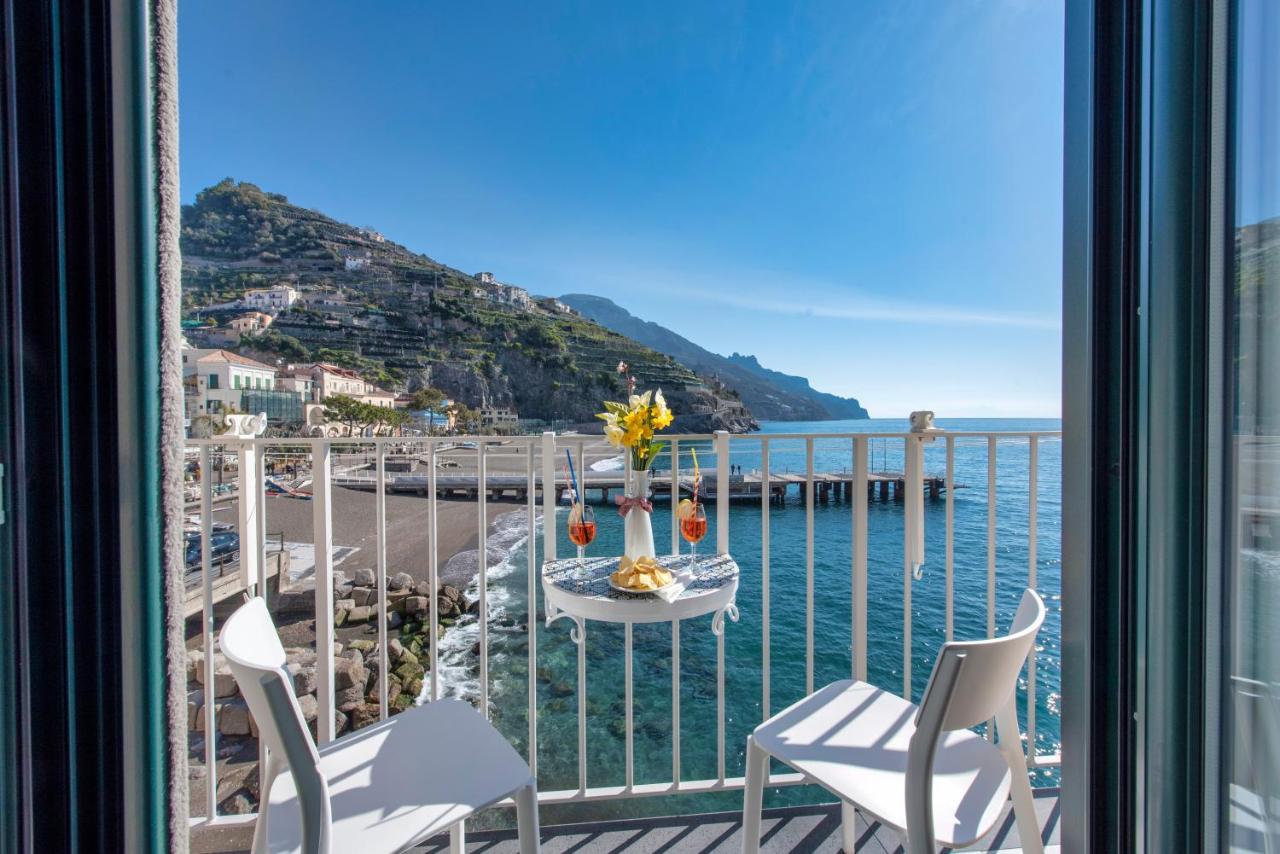 Apartament Il Nido Del Gabbiano Minori Zewnętrze zdjęcie