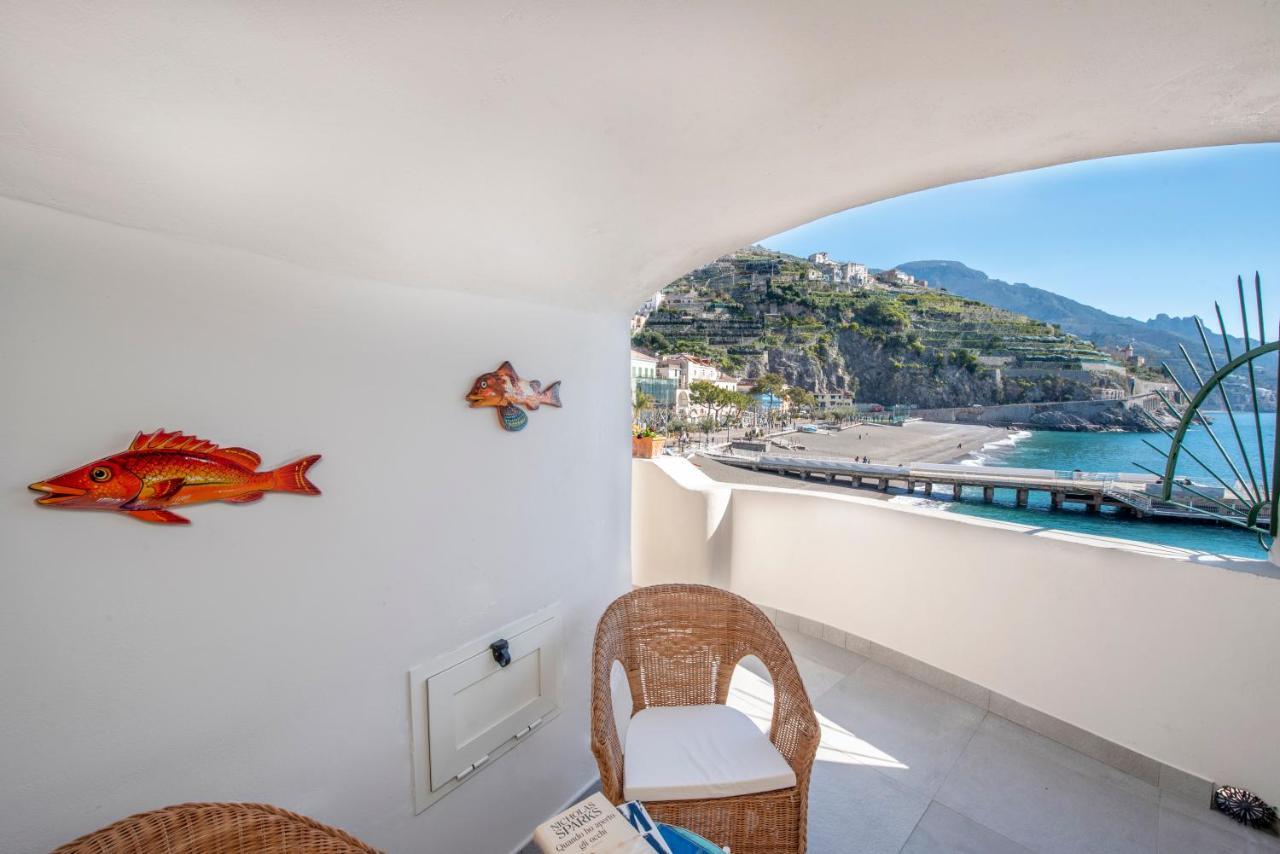 Apartament Il Nido Del Gabbiano Minori Zewnętrze zdjęcie