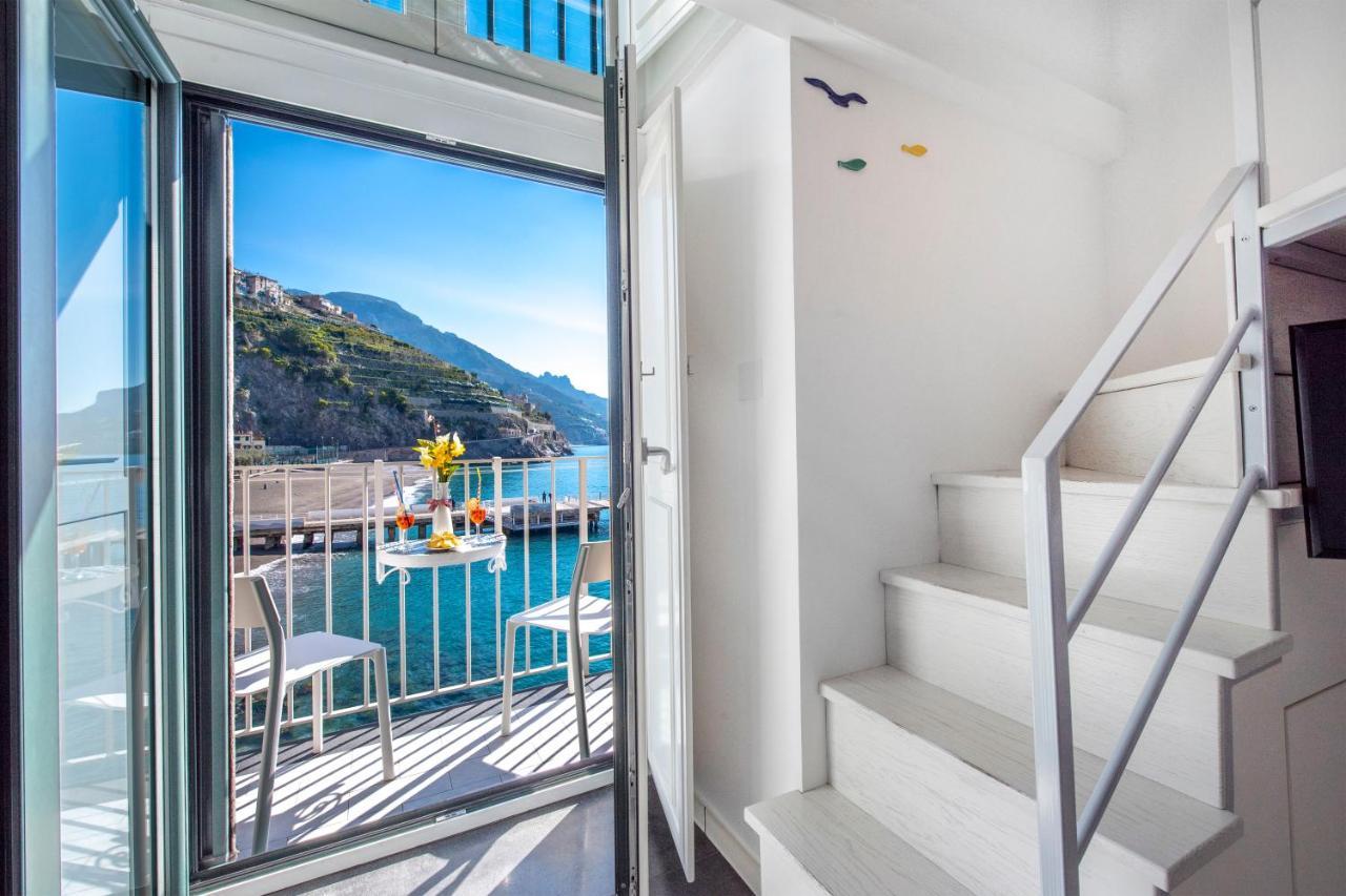 Apartament Il Nido Del Gabbiano Minori Zewnętrze zdjęcie