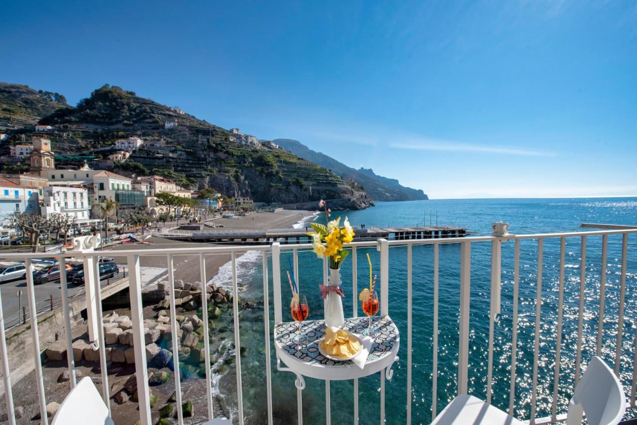 Apartament Il Nido Del Gabbiano Minori Zewnętrze zdjęcie