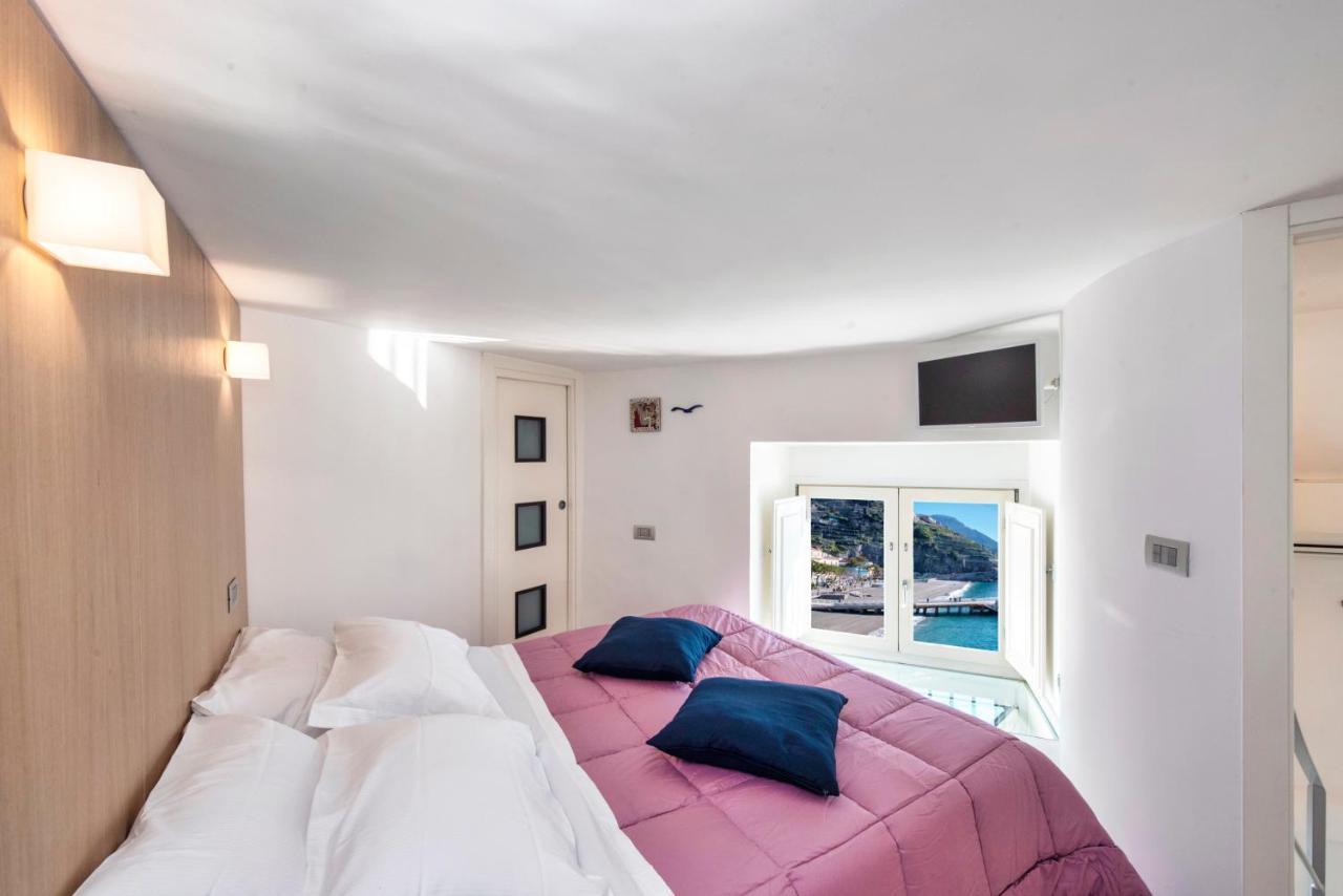 Apartament Il Nido Del Gabbiano Minori Zewnętrze zdjęcie